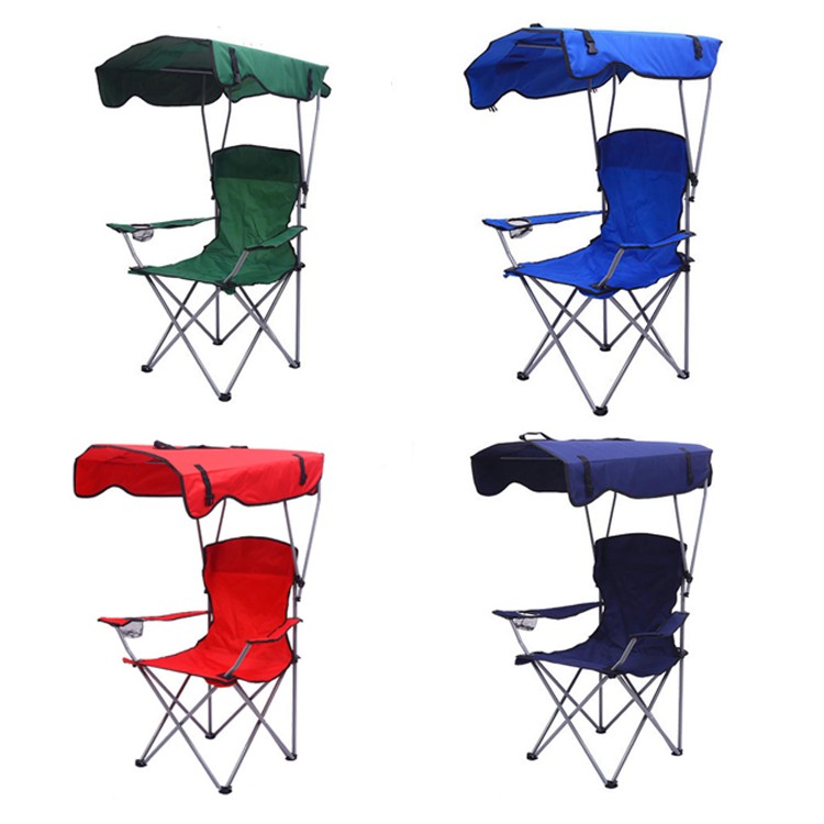 Factory custom camping chair sun shade