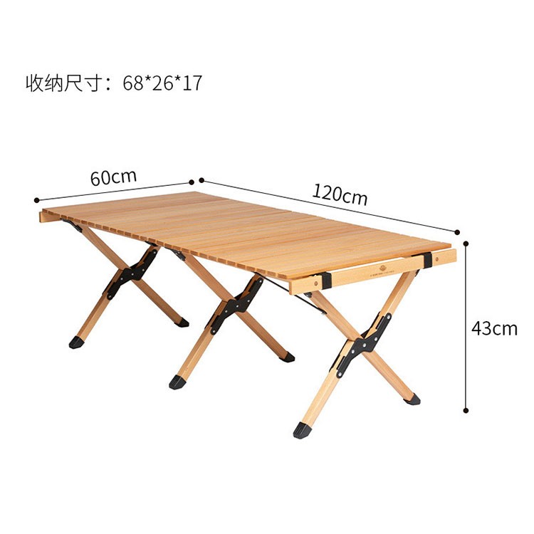 Factory custom wooden folding table