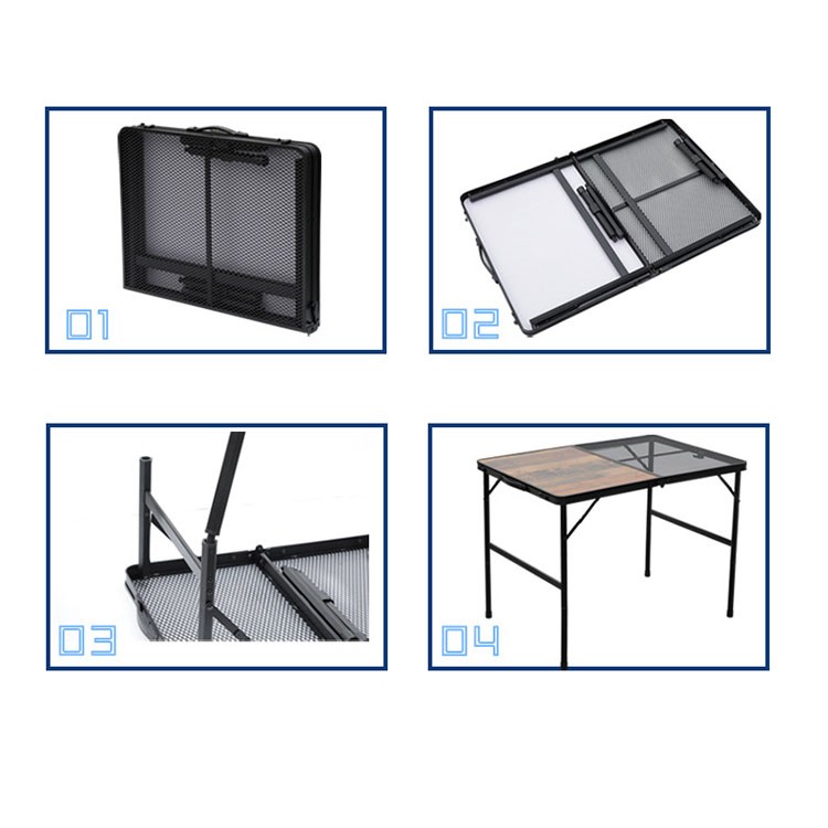 Factory direct sales bbq camping table