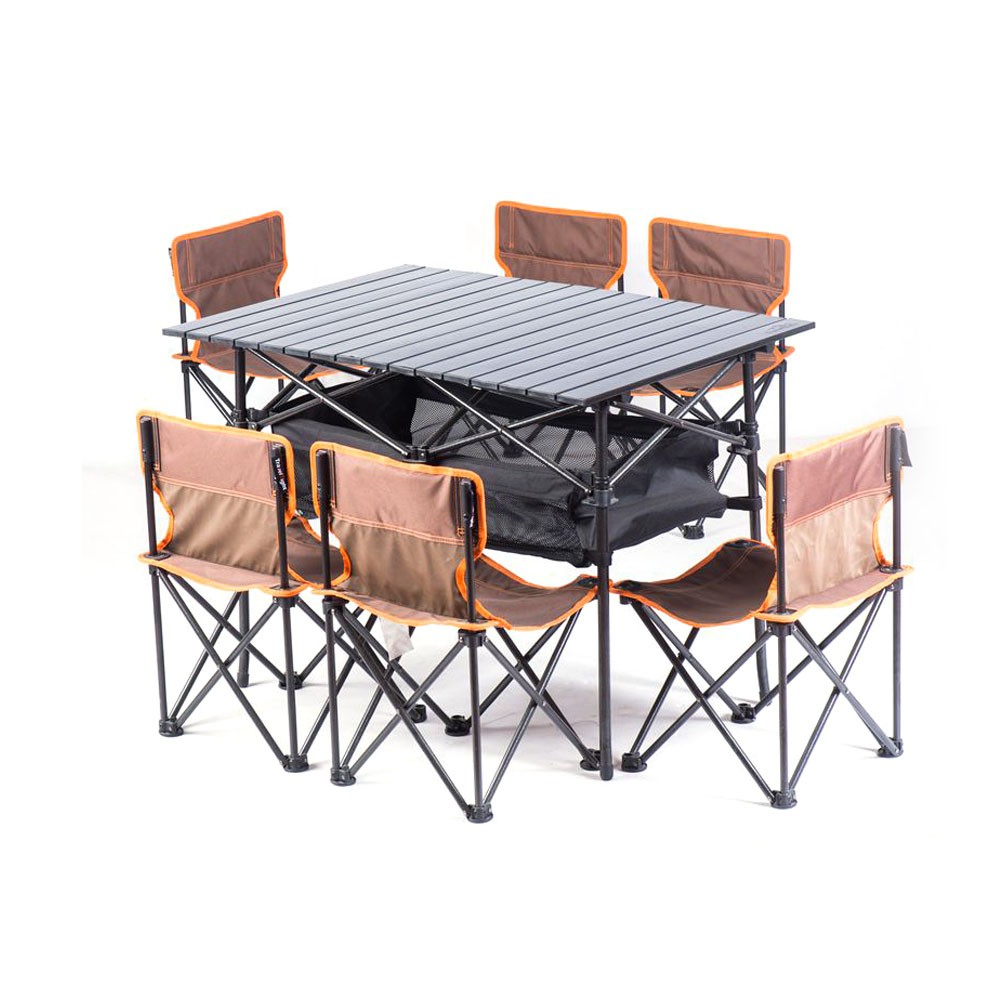 Factory camping table and chair