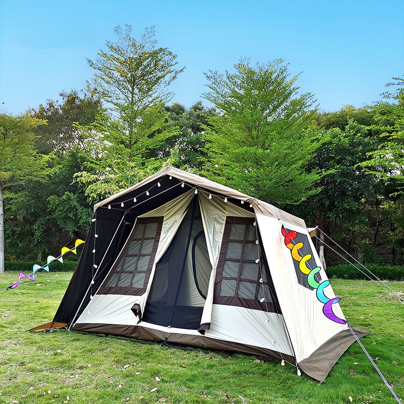 Wholesale portable camping waterproof glamping luxury cabin tent