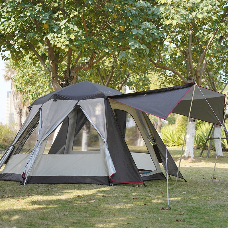 Factory wholesale Automatic aluminum alloy Vidalido hexagon camping tent