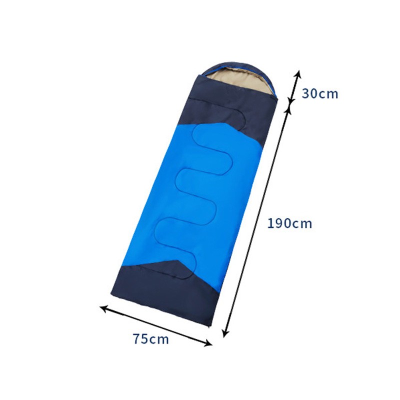 Lightweight portable outdoor adults splicing double sleeping bag