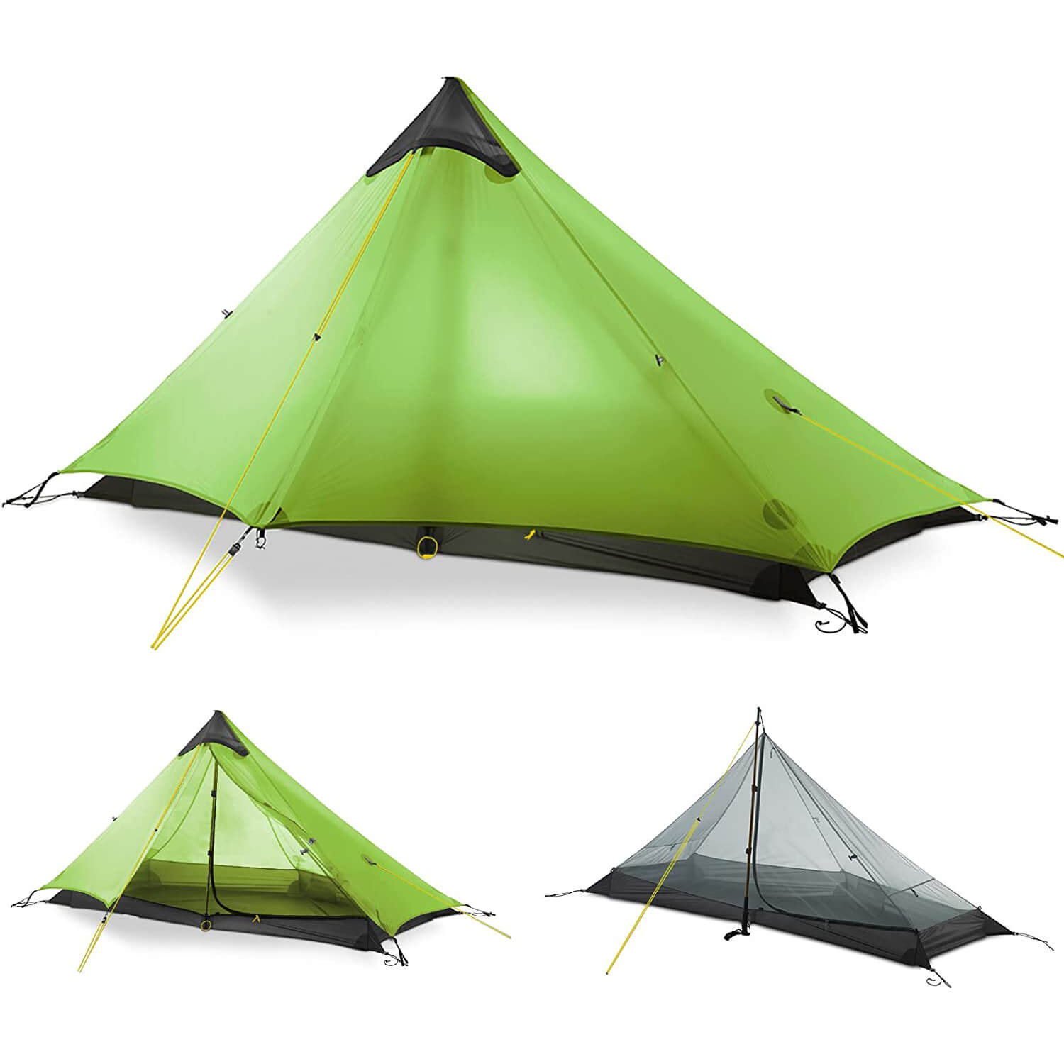 Factory wholesale nylon one person 3 season ultralight backpack tent folding tent manufacturers