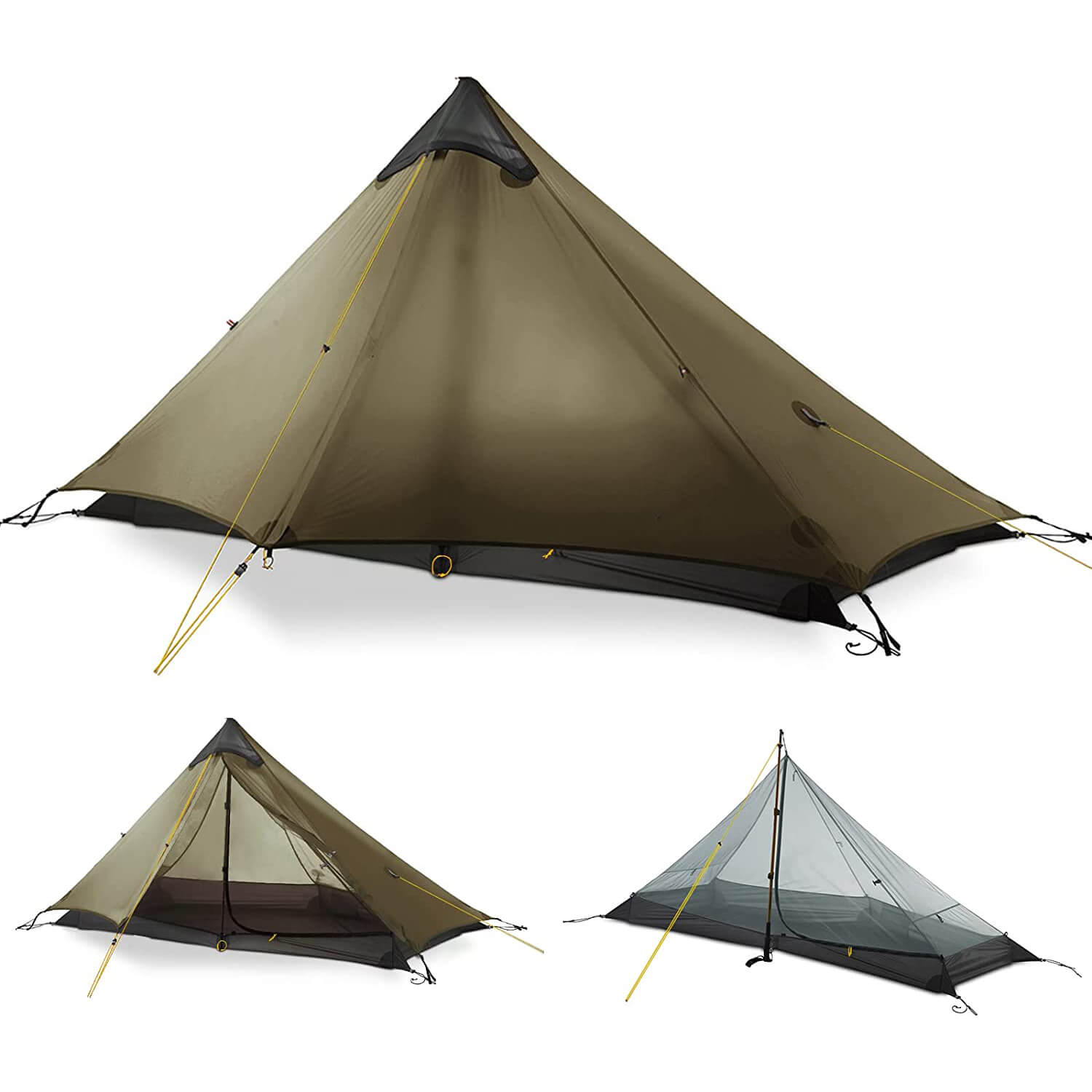 Wholesale nylon one person 3 season ultralight backpack tent