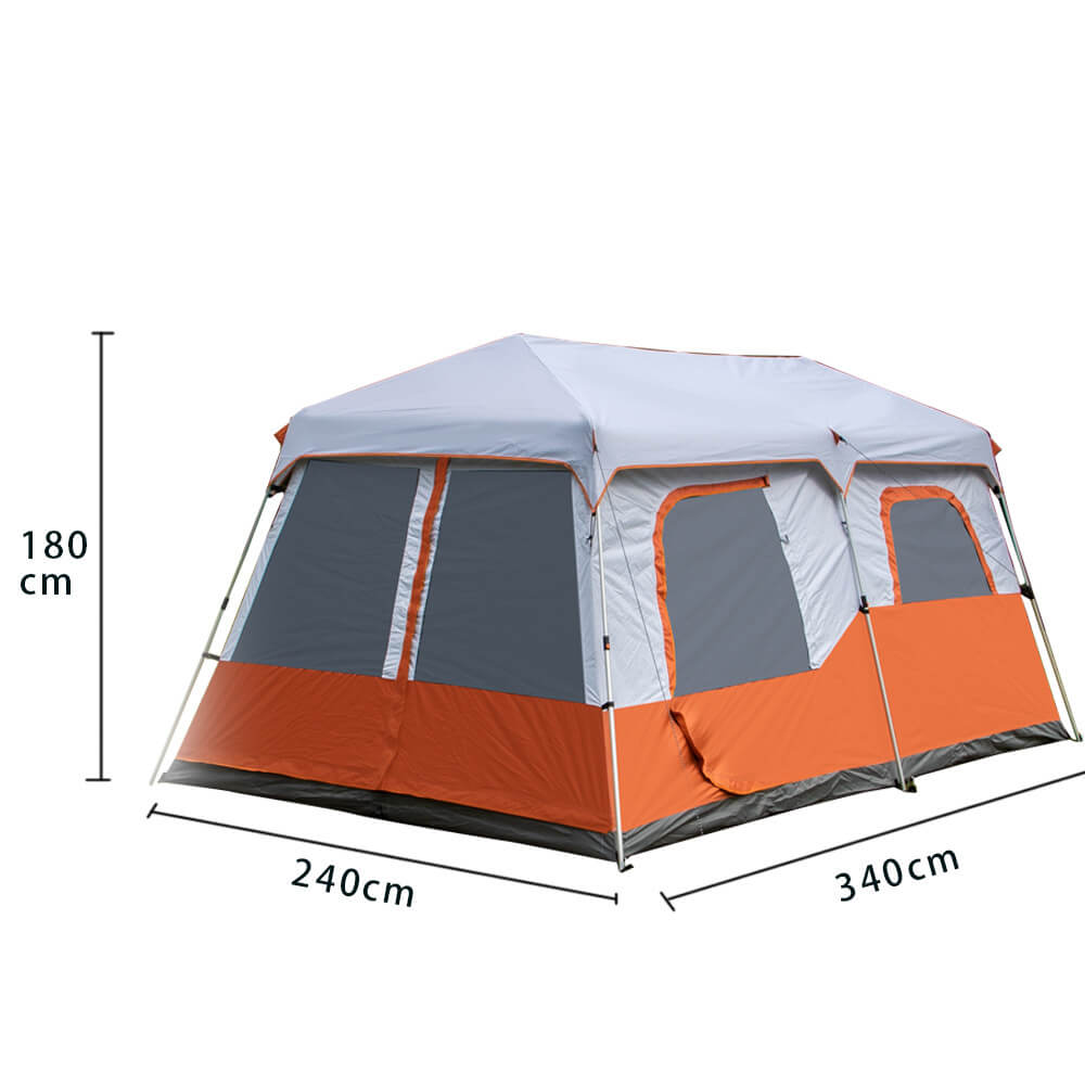 Factory wholesale Waterproof PU Coating Layer Outdoors Family Zelt custom tents for camping