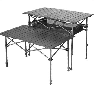 OEM manufactory camping folding aluminum adjustable table